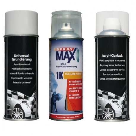 Peinture BMW (gris clair mat) - accessoires plastiques (aérosol 400ml) -  Spraymax - Peindresavoiture