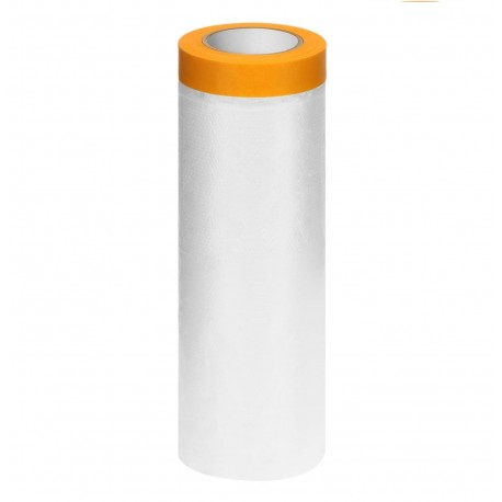 FILM DE MASQUAGE AVEC RUBAN ADHESIF 140cm x 33m